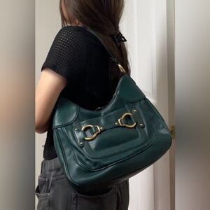 Cole Haan Green Stephanie Shoulder Bag